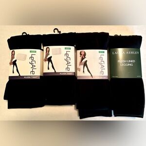2/$10, 4-pack of black leggings, size M/L